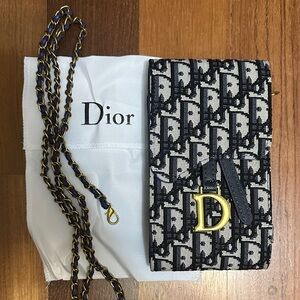 Dior Black and White Crossbody Bag